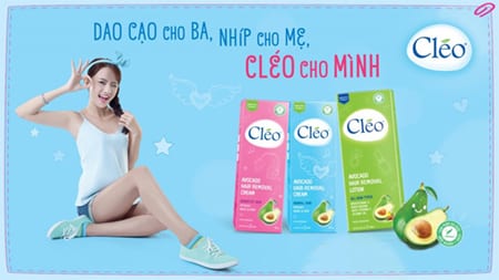 Cleo là dòng tẩy lông an toàn cho mọi loại da