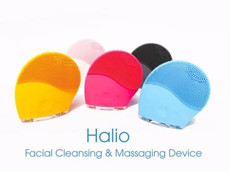 Facial Cleansing & Massaging Device thiết kế hình lượn sóng thông minh